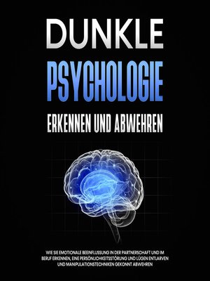 cover image of Dunkle Psychologie erkennen und abwehren